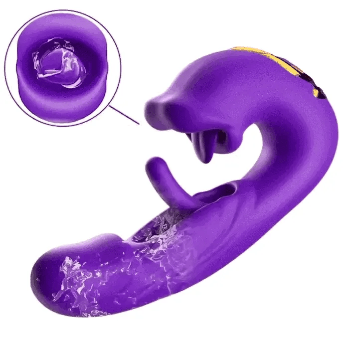 🎀Unleash 2026’s Ultimate Pleasure ✨ G-Spot Vibrator Female Sex Toy ，7 slapping vibration modes and 5 licking modes